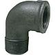 Malleable cast iron fitting, black 
Bracket 90° (IT x ET) Standard 1