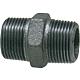 Malleable cast iron fitting, black double nipple (AG) Standard 1