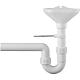 Funnel siphon in PP white Standard 1