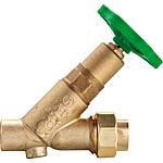 Free-flow valves with soldering connection