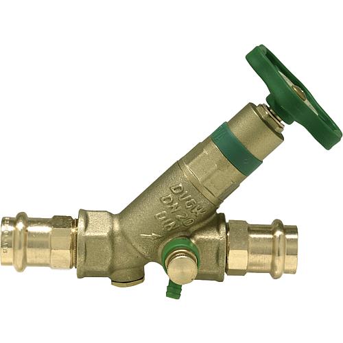 Combined free-flow valve with backflow preventer with drain DN 8 (1/4“) Standard 1