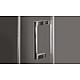 Cabine de douche d´angle Eloa 2.0, 2 portes pivotantes et 1 paroi latérale avec barre de stabilisation 