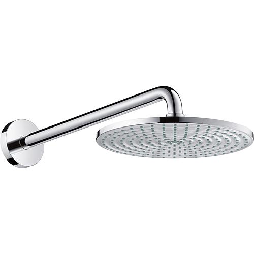 Raindance Air overhead shower, with wall connection 