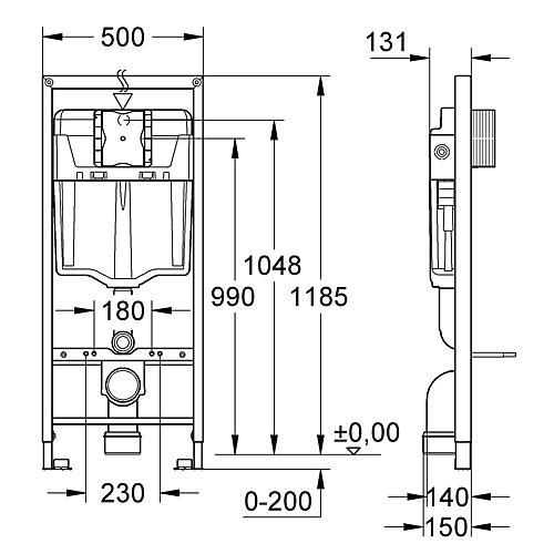 Toilet element Rapid SL Standard 2