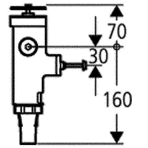 Pressure flushers for toilets DN 20 Standard 3