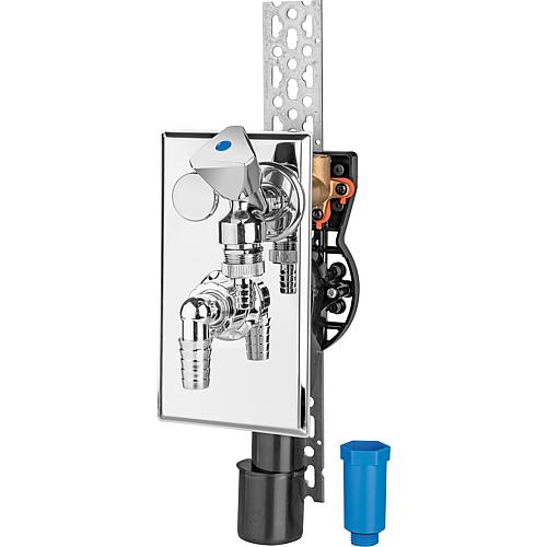 PE flush-mounted appliance siphon Standard 1