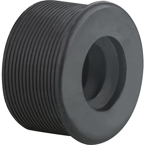 Gummi-Nippel schwarz für Siphonrohr 57 x 32mm  DN32