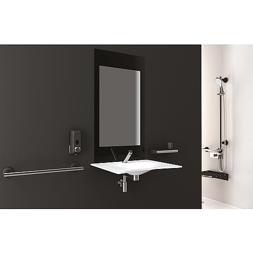 Washbasin Elida, flat Anwendung 1