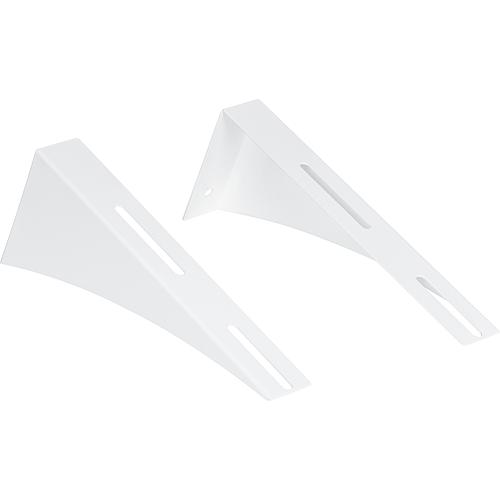 Washbasin brackets Elida for Washbasin Elida 93 129 84, with fixing materials