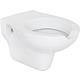 Elida wall-hung WC, ceramic, white, with opening, WxHxD:375x370x560mm