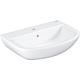 Washbasin, Grohe Bau, ceramic, W x H x D: 600x152x442 mm, ceramic, white