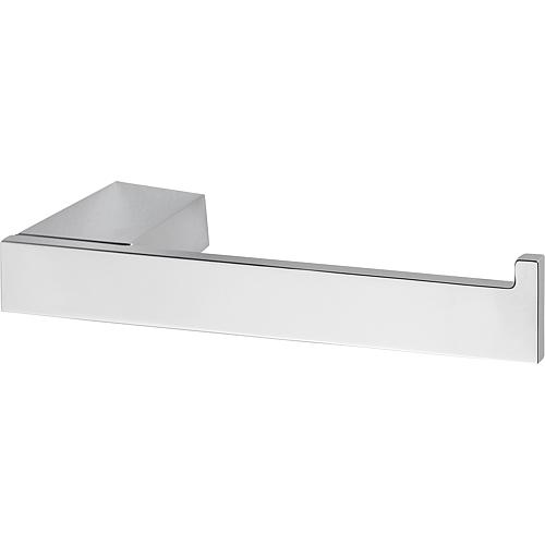 Toilet roll holder Eivor without cover, zinc chrome-plated, right