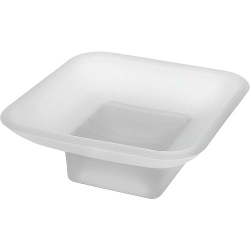 Replacement dish for 93 135 41 Eivor soap holder, glass, satin finish
