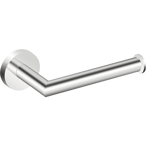 Toilet roll holder, Eldrid, without cover, chrome-plated brass, left-hand mount, with corner