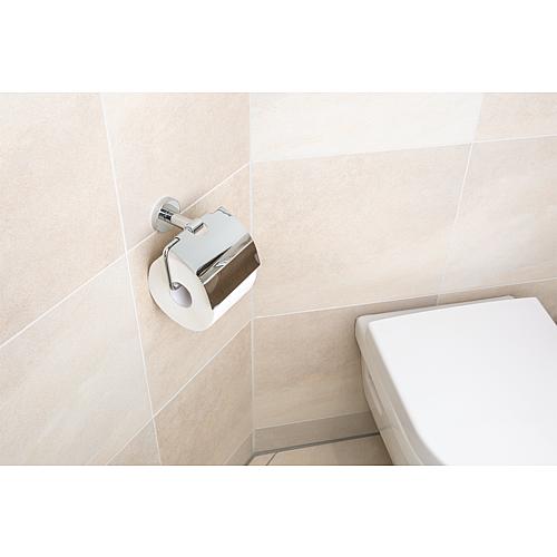 Distributeur de papier toilette Eldrid avec couvercle Anwendung 1