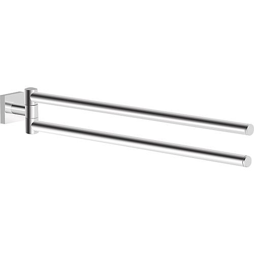 Towel holder Elean, two-arm, chrome-plated brass