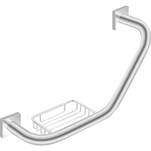 Wannengriff Elean mit Seifenablage, abgewinkelt Standard 1