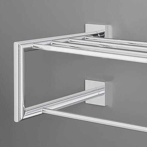 Elean towel rail, 4 sections, with towel bar Anwendung 1