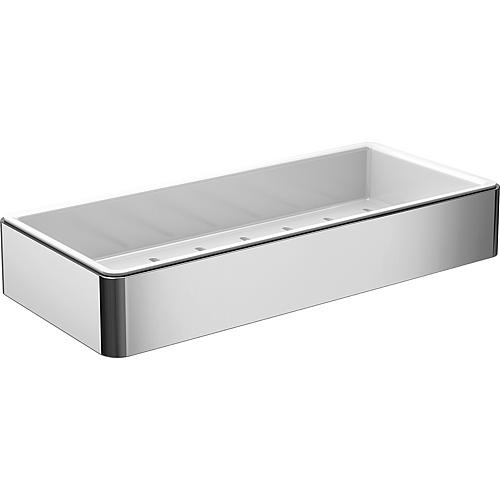 Sponge basket emco loft chrome, with pull-out plastic insert