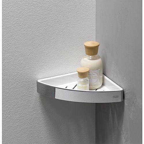 Corbeille de douche loft, pour le montage en angle Anwendung 1
