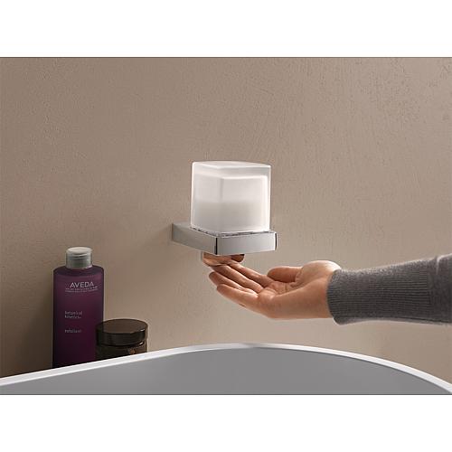 Soap dispenser trend, operated from below