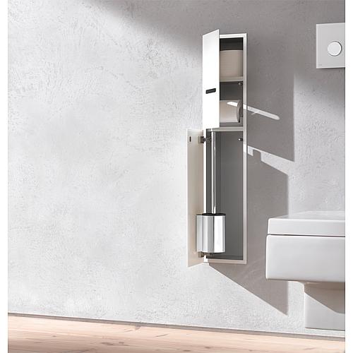 Asis toilet module emco asis 2.0 flush-mounted, stop left, height 811mm, optiwhite