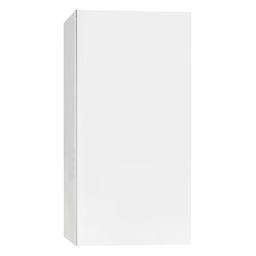 Tall cabinet ELA with soft close, body white smt, front high-gloss white, 400x800x350 mm