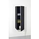 Colonne ELA avec softclose corps noir brillant - front noir brillant 400x1200x350mm