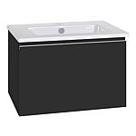 Washbasin base cabinet ELA with ceramic washbasin