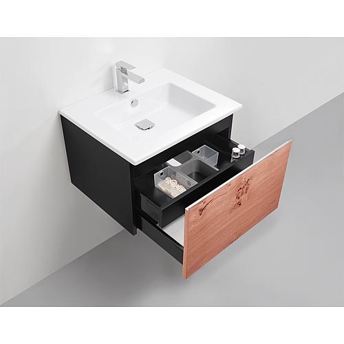 Washbasin base cabinet ELA with ceramic washbasin