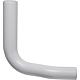 Flush pipe bend white, Ø 50x44 mm 80 mm offset right