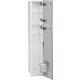 WC wall-mounted container, closed, height 950mm, 2 glass doors Standard 6