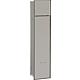 Built-in stainless steel toilet container, enclosed 800, 2 tileable doors, flush mounting Standard 1