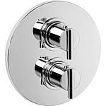 Flush-mounted shower thermostat complete installation set Evelia