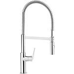 Gastona sink mixer, with pull-out spray gun and spring