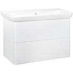 Washbasin base cabinet SURI2 with ceramic washbasin, width 1000 mm