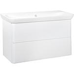 Washbasin base cabinet SURI2 with ceramic washbasin, width 1200 mm
