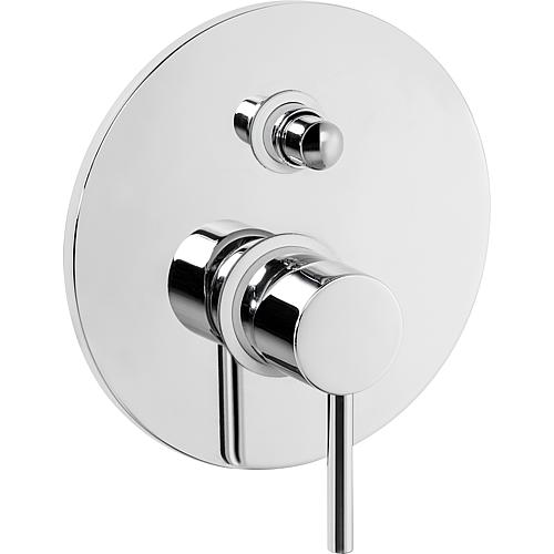 Flush-mounted shower mixer complete mounting set Kos Standard 1