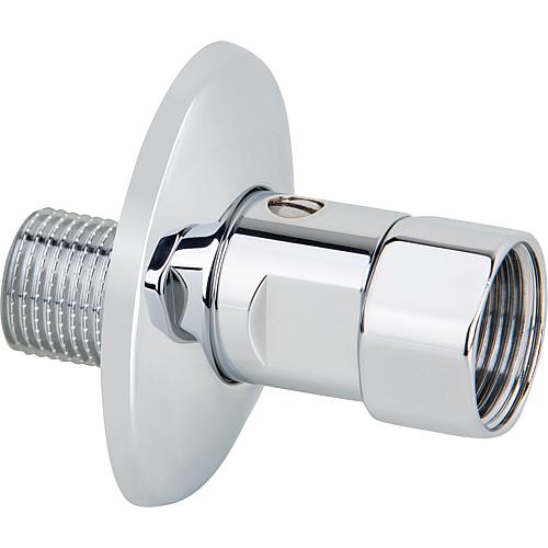 Shut-off screw connection DN15 (1/2") ET x DN20 (3/4") union nut Standard 1