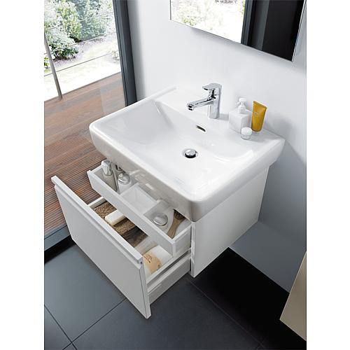 Vasque Laufen PRO S blanc, avec trop-plein lxhxp: 550x175x465mm