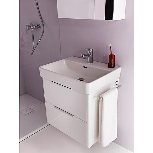 Washbasin Laufen PRO S, white, with overflow WxHxD:600x175x465mm