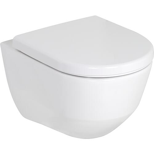 Wall-hung WC Laufen PRO white, rimless WxHxD:360x340x530mm