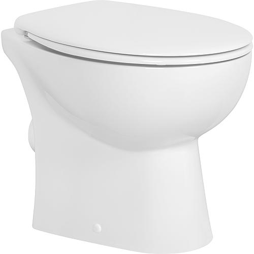 Bau Keramik pedestal washdown toilet, rimless Standard 1