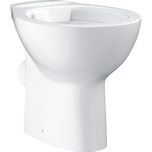 Bau Keramik pedestal washdown toilet, rimless Anwendung 1
