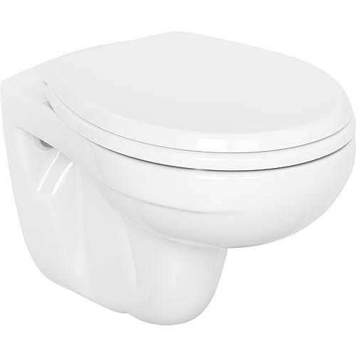 Pack WC combi Ideal Standard Eurovit sans bord de rincage, softclose blanc