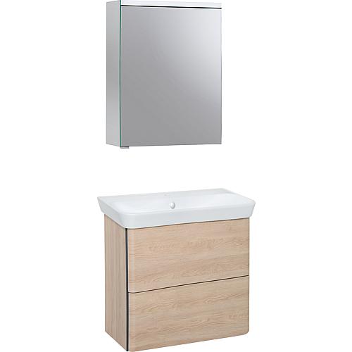 Bathroom furniture set SURI2, 650 mm width Standard 2