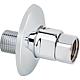 Raccord droit DN15(1/2")male x DN15(1/2") ecrou emballage = 1 piece, chrome