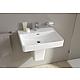 Washbasin Laufen PRO S, white, with overflow WxHxD:600x175x465mm