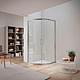 Quarter circle shower cubicle Elion 2.0, 2 sliding doors and 2 glass fixtures Standard 1