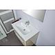 Bathroom furniture set Bali, high-gloss taupe, 2 drawers, width 810 mm